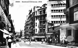 2729- Oran - Boulevard Clemenceau - 1954